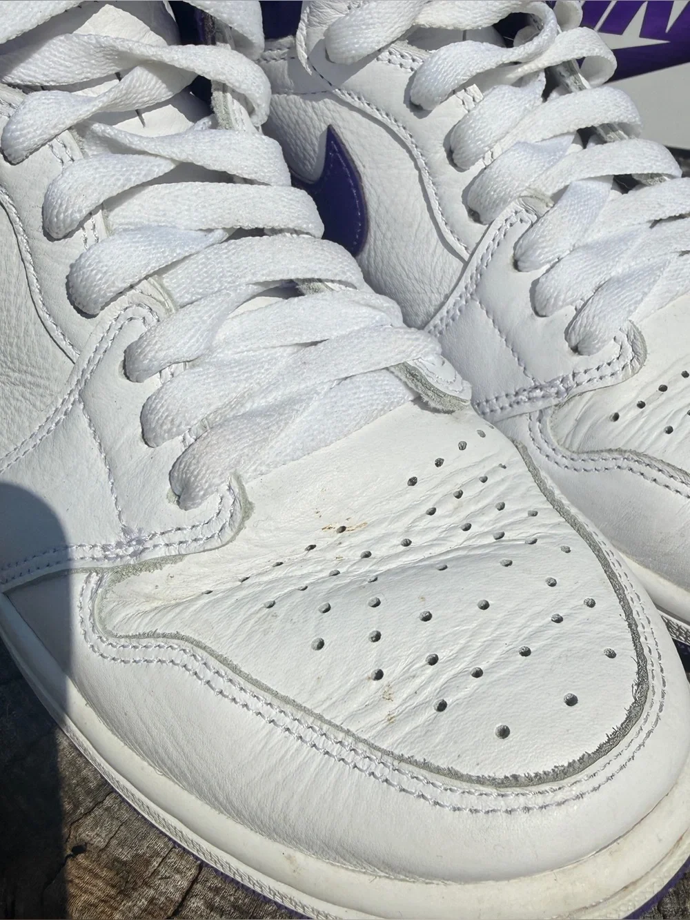 Nike Air Jordan 1 High OG “Court Purple” High Top Sneakers Women’s Size 7.5